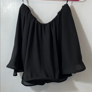 Off the shoulder flowy top